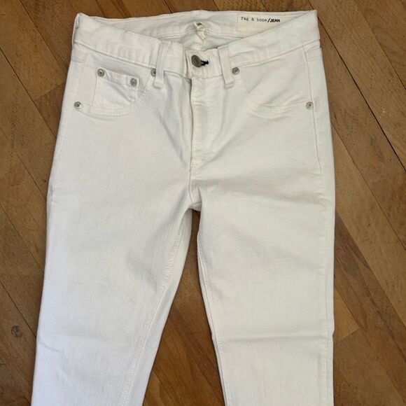Rag & Bone White Cropped Jeans - Picture 4 of 16